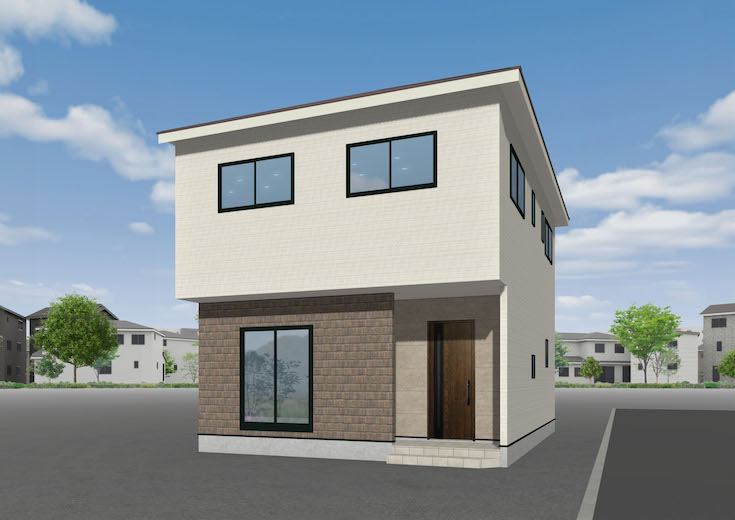 広島市安佐南区長束西3丁目3新築戸建分譲住宅外観