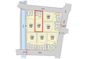 広島市安佐南区西原8丁目32土地分譲住宅区画図