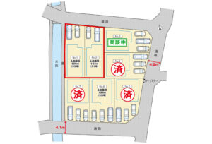 広島市安佐南区西原8丁目32土地分譲住宅区画図