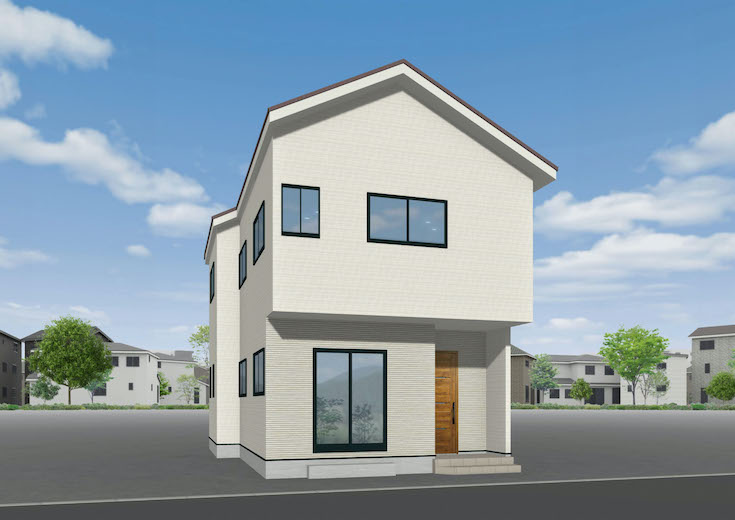 広島市安佐北区可部南1丁目26新築一戸建て分譲住宅外観