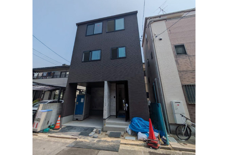 広島市中区江波西2丁目9新築戸建て分譲住宅外観