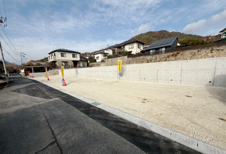 広島市安佐北区亀山5丁目27土地分譲住宅現地