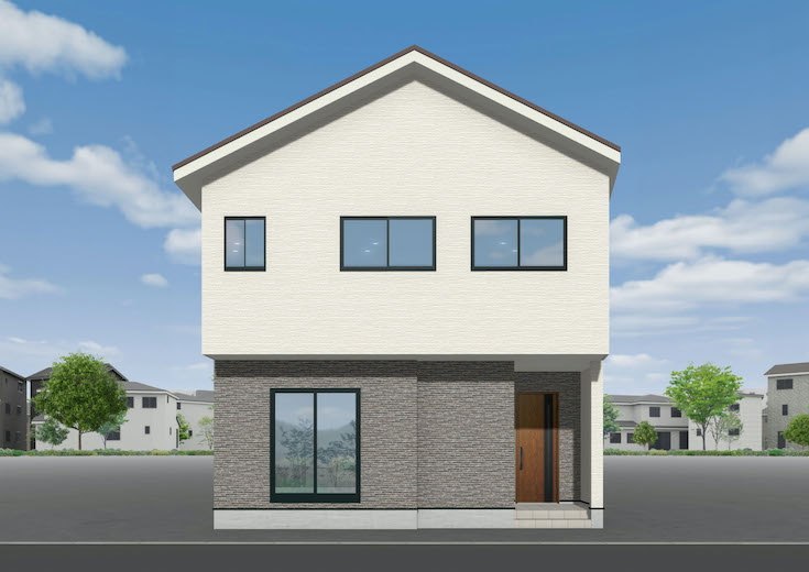 広島市東区矢賀3丁目13新築一戸建て分譲住宅外観