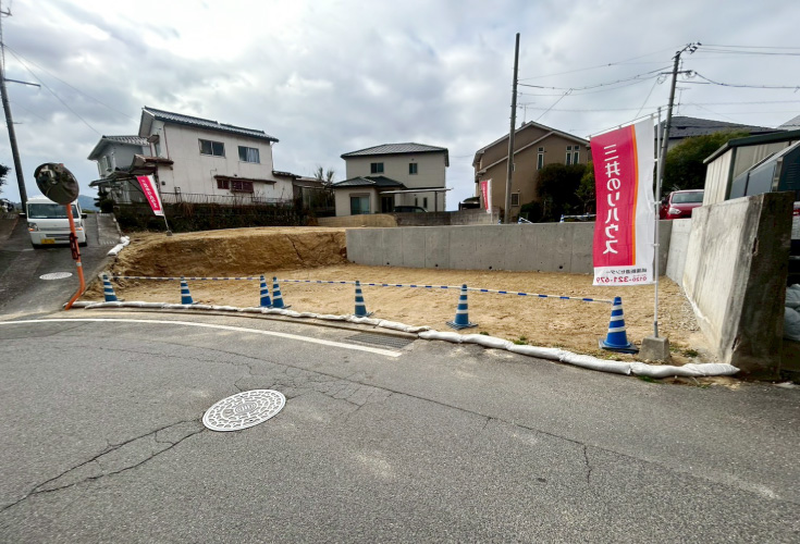 広島市安佐北区口田南8丁目12新築一戸建て分譲住宅現地