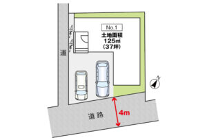 広島市西区己斐西町16新築一戸建て分譲住宅区画図