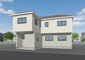 広島市安佐南区八木7丁目6新築一戸建て分譲住宅外観