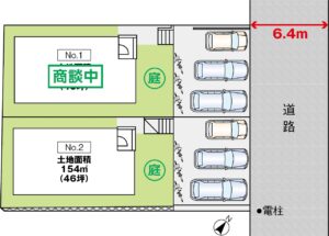 廿日市市阿品台2丁目17新築戸建て分譲住宅区画図