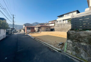 広島市安佐北区口田5丁目25土地分譲住宅現地