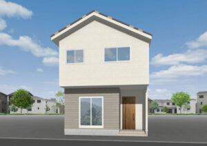廿日市市阿品台2丁目17新築戸建て分譲住宅外観