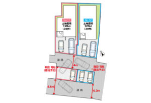 廿日市市新宮1丁目11新築戸建て分譲住宅区画図