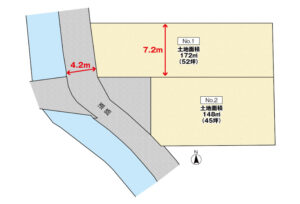 広島市安佐北区可部1丁目4土地分譲住宅区画図