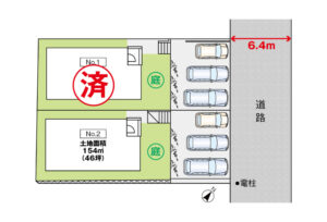 廿日市市阿品台2丁目17新築戸建て分譲住宅区画図
