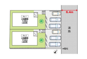 廿日市市阿品台2丁目17新築戸建て分譲住宅区画図