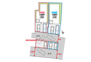 廿日市市新宮1丁目11新築戸建て分譲住宅区画図