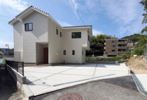広島市東区中山上2丁目1新築一戸建て分譲住宅外観