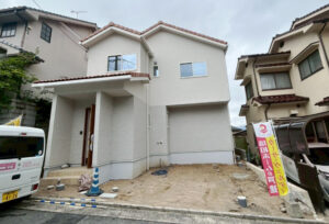 広島市安佐北区口田南7丁目6新築一戸建て分譲住宅外観