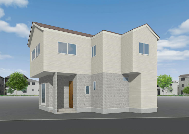 広島市南区向洋本町4新築一戸建て分譲住宅外観