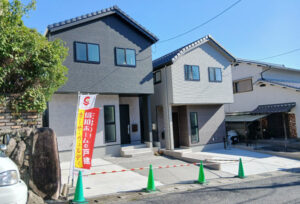 広島市安佐南区長楽寺3丁目14新築戸建分譲住宅外観