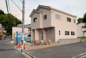 広島市南区南大河町3新築一戸建て分譲住宅外観