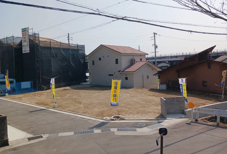 廿日市市下平良字小野377土地分譲住宅現地