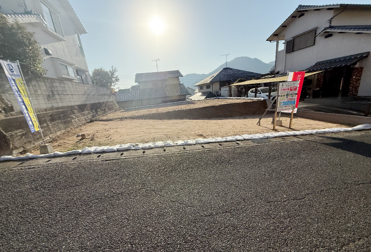 広島市安佐南区長楽寺3丁目14新築戸建分譲住宅現地