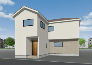 広島県安芸郡坂町横浜中央3丁目7新築一戸建て分譲住宅外観