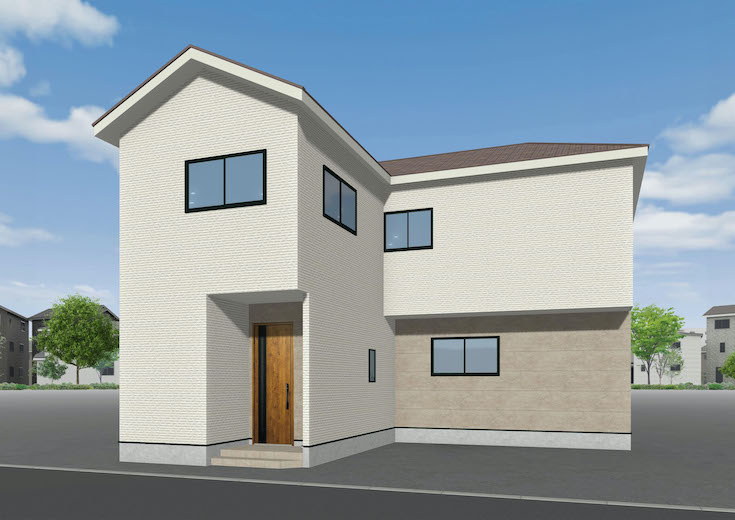 広島県安芸郡坂町横浜中央3丁目7新築一戸建て分譲住宅外観