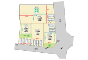 広島市安佐南区落合南1丁目18土地分譲住宅区画図