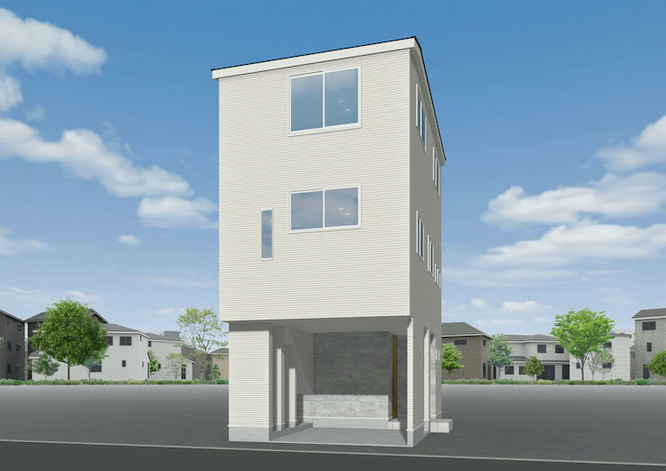 広島市中区羽衣町20新築戸建て分譲住宅外観