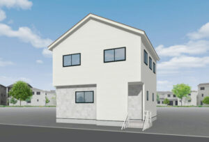 広島市安佐南区祇園5丁目14新築一戸建て分譲住宅外観