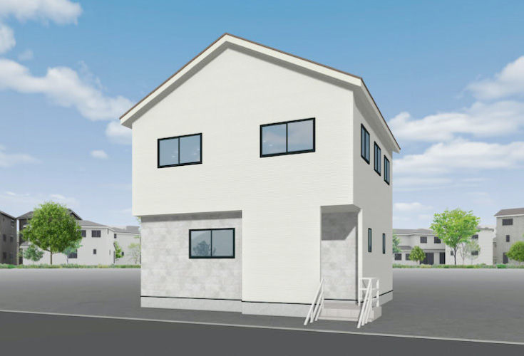 広島市安佐南区祇園5丁目14新築一戸建て分譲住宅外観