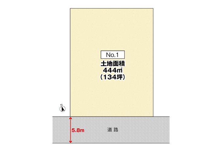 広島市中区光南1丁目2土地分譲住宅区画図