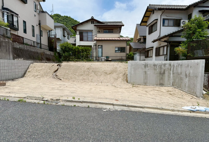 広島市西区己斐上2丁目48土地分譲住宅現地