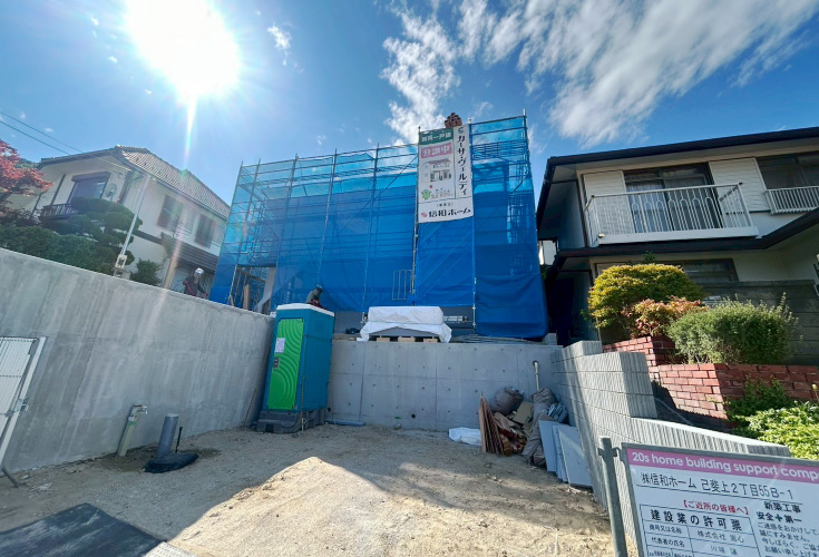 広島市西区己斐上2丁目55新築一戸建て分譲住宅現地