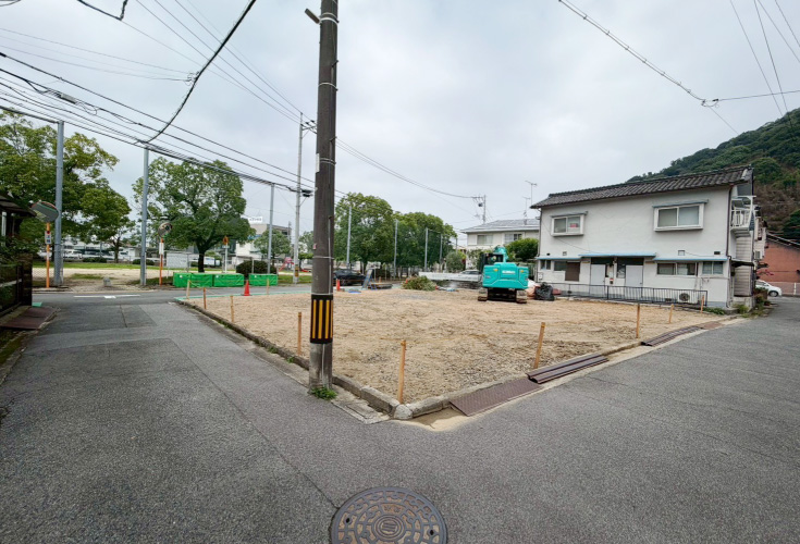 広島市南区日宇那町14土地分譲住宅現地