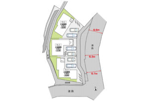 広島市東区戸坂くるめ木2丁目17新築一戸建て分譲住宅区画図