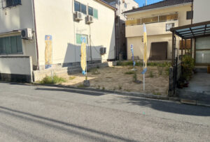 広島市南区出汐4丁目1土地分譲住宅現地