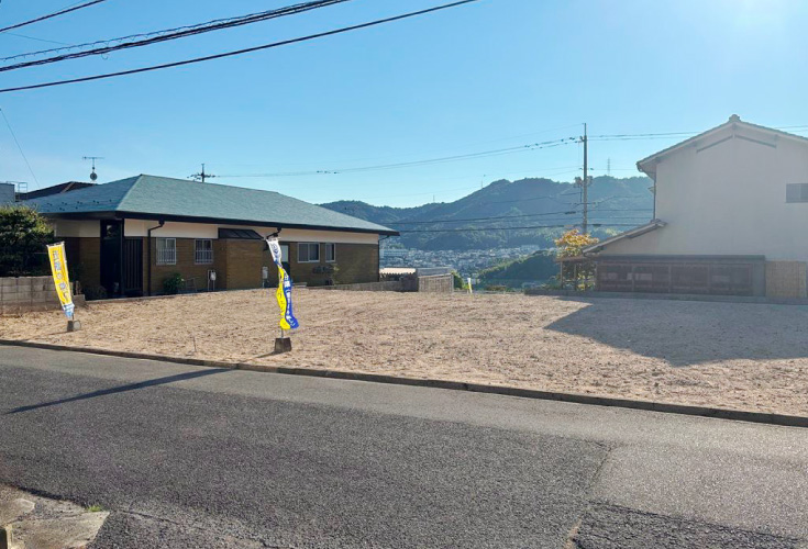 広島市西区己斐大迫2丁目23土地分譲住宅現地