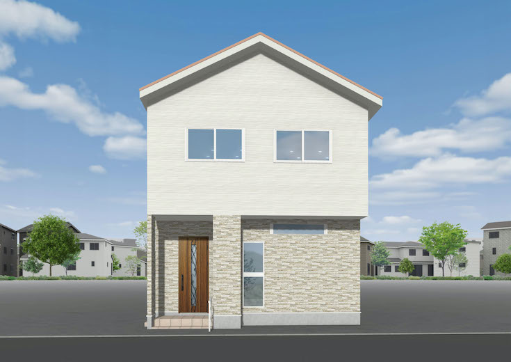 広島市東区戸坂新町1丁目2新築一戸建て分譲住宅外観