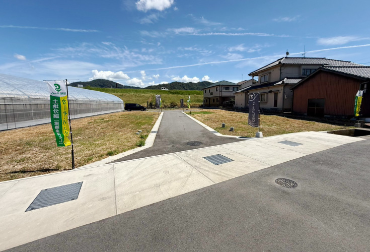 広島市安佐南区川内1丁目1土地分譲住宅現地