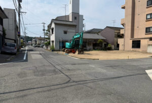 広島市中区江波二本松1丁目11土地分譲住宅現地