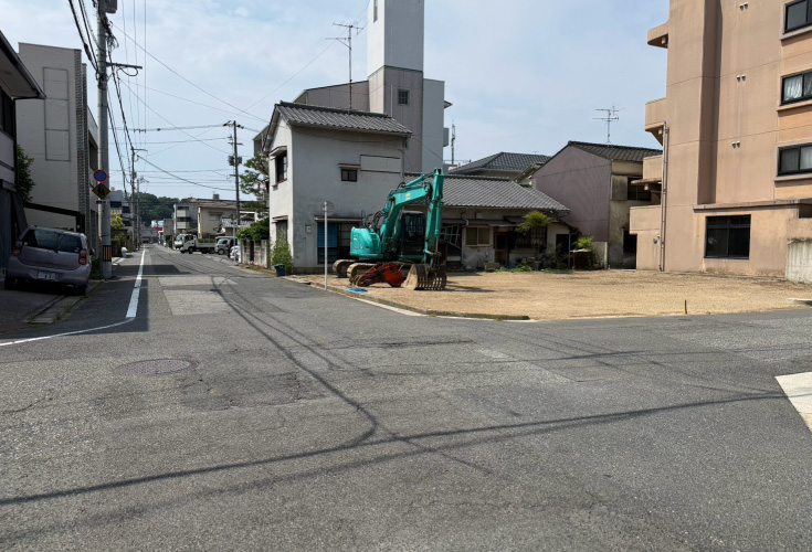 広島市中区江波二本松1丁目11土地分譲住宅現地