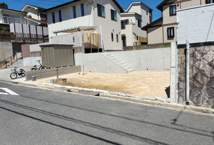 広島市安佐南区高取北1丁目38新築一戸建て分譲住宅現地
