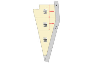 広島市安佐北区可部4丁目46土地分譲住宅区画図