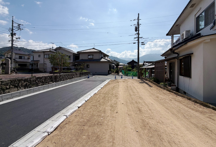 広島市安佐北区亀山4丁目11土地分譲住宅現地