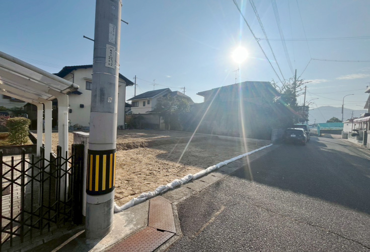 広島市安佐北区亀崎4丁目4土地分譲住宅現地