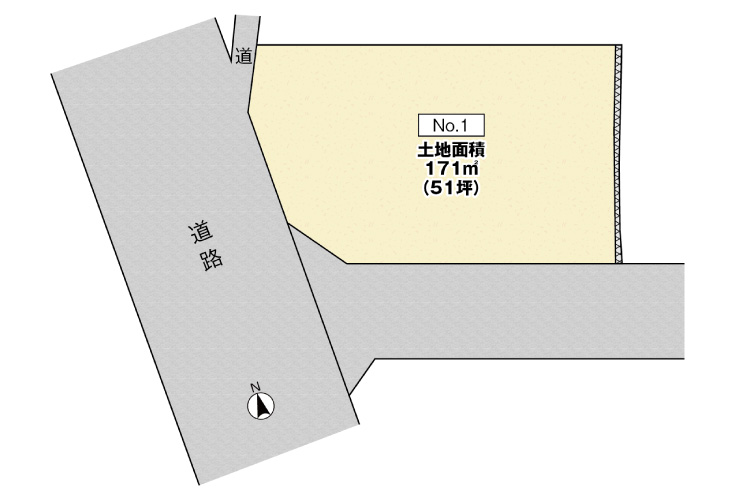 広島市安佐北区可部南3丁目15土地分譲区画図