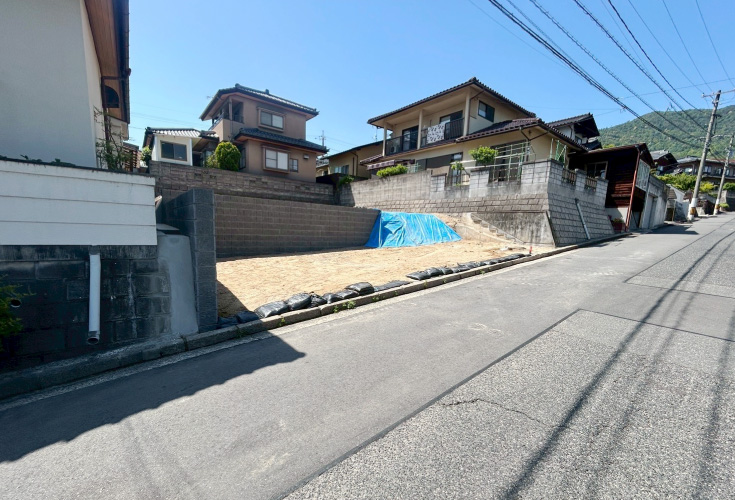 広島市安佐南区長楽寺3丁目19土地分譲住宅現地