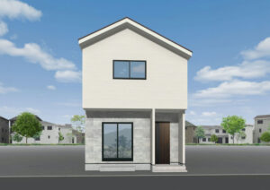 広島市安佐南区伴東8丁目2新築一戸建て分譲住宅外観