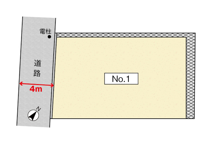 広島市安芸区矢野西3丁目48土地分譲住宅区画図
